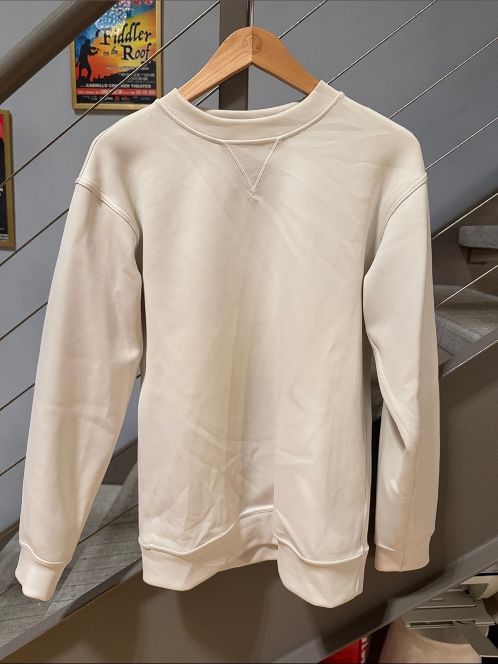 Lululemon Modal Spacer Crew Sweatshirt White Opal Women’s 6